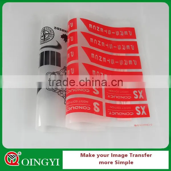 QingYi High Quality Silicone T-shirt Heat Transfer Sticker photo-3