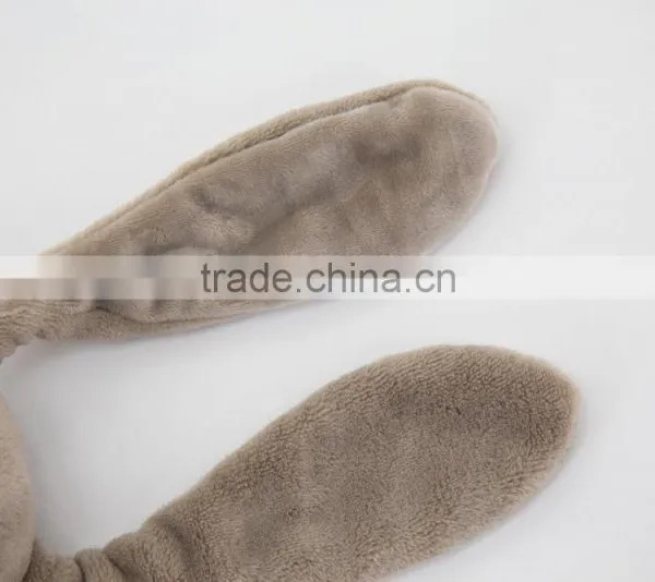 Best Sell Baby Product Soft Coral Fleece Push Rabbit Toy Thick Baby Thin Blanket photo-4