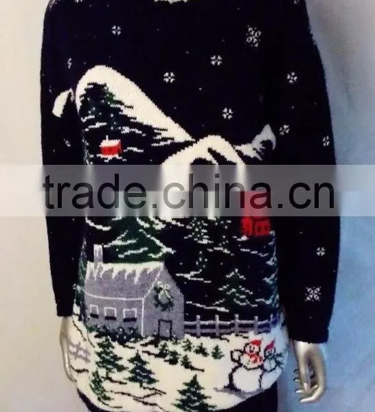 Ueknix Snitted Christmas Sweaters Ugly Sweaters Pullover Christmas Jumper photo-2