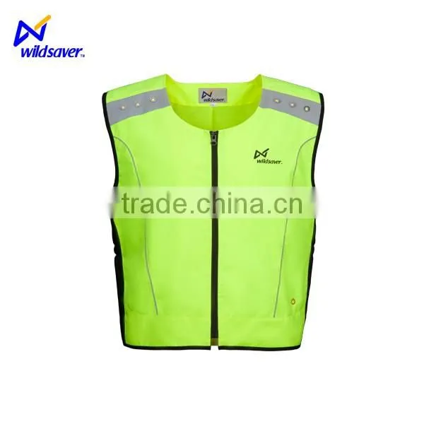 Outdoor hi Vis LED Reflective Men Bicycle Clothing photo-4