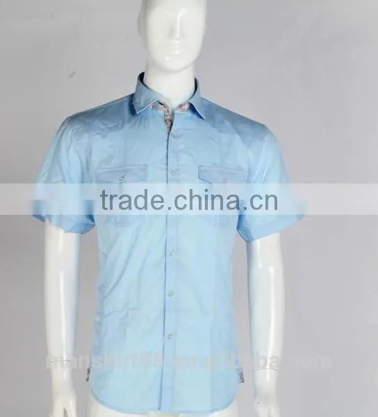 Mens Short Sleeve Formal Work Shirt photo-2