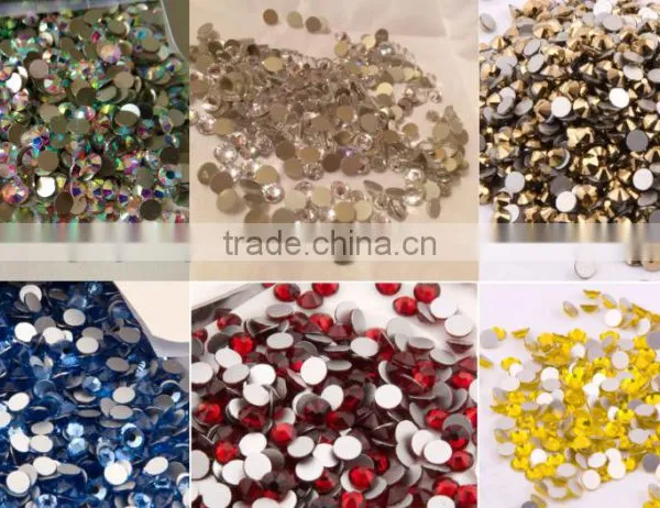 Crystal AB Ss20 Glass Rhinestone Diamond ,flat Back Crystal AB Rhinestones for Nail Art photo-5