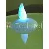 Seven Colors HIPS Plastic Water Floating Led Tealight Candles