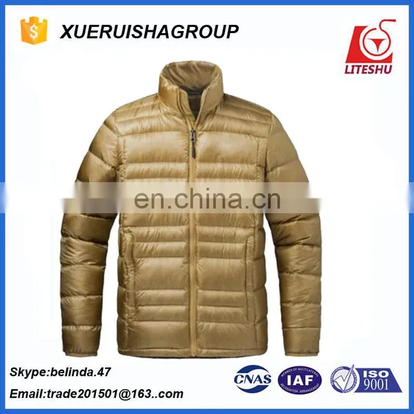 Newest for Man Wear Feather Down Fill Jakcet photo-3