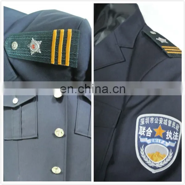 Wholesale Factory OEM Classical Design Security Guard Uniform of TR Material photo-4
