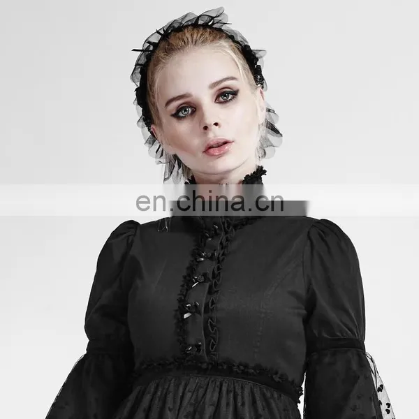 Gothic Lolita Punk Rave Lace 3-in-1 Wristband-choker-head Wear LS-043 photo-6
