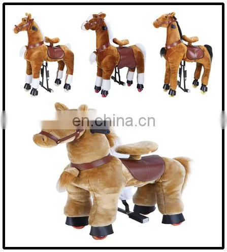 HI CE Hot Sale Mechanical Animal ,ride on Horse Toy Pony on Wheels photo-5