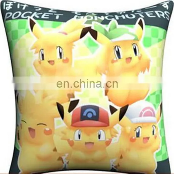 Cartoon Pikachu Pillow Pokemon Figure Toy .Pikachu Mascot Plush Toy Birthday Gift photo-2