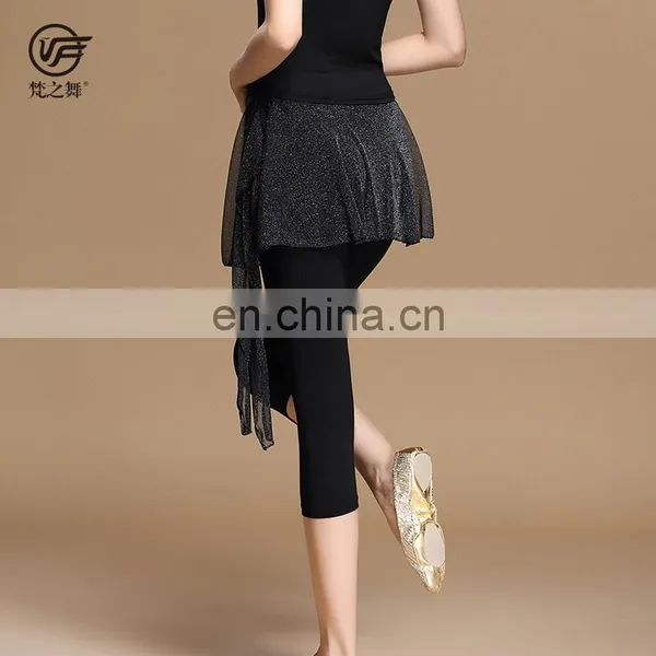 K-4052 Indian Practice Women Soft Fabric Belly Dance Skirt Pant photo-5