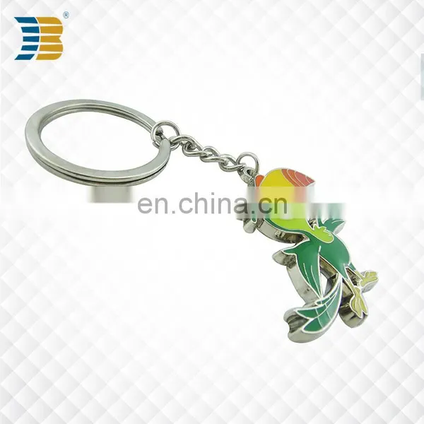3D Woodpecker Custom Metal Key Chain photo-2