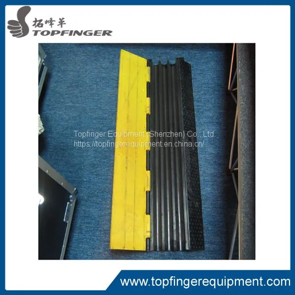 Hot Sales 3 Channels / 3 Way Rubber Cable Protector Cable Ramp photo-2