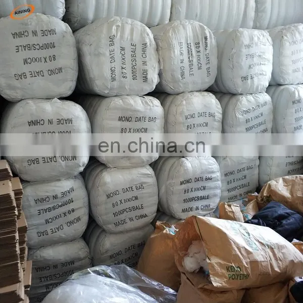100% Virgin HDPE Harvest Green Package Date Mesh Bag photo-4