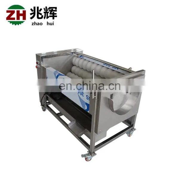 Cheap Price Carrot Vegetable Potato Peeler Turnip Ginger Brush Washing and Peeling Machine photo-7