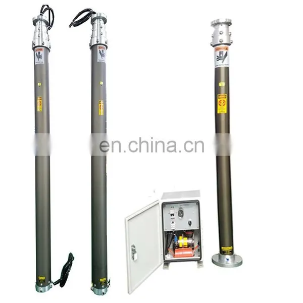 8.4m Inner Cable Telescopic Mast Surveillance Camera Tower photo-2