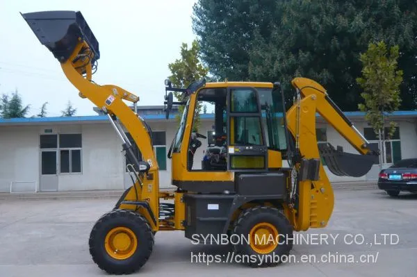 Backhoe Loader, Front Shovel Back Digging,an All-in-one Dashboard is Designed，SY746