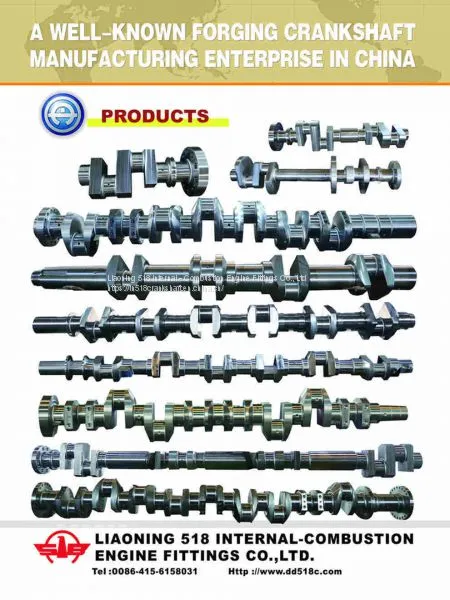 Medium Speed Man Marine Engine Crankshaft Produced by LN518