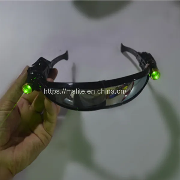 LED Luminous Laser Glasses Stage Bar DJ Performance Props photo-3