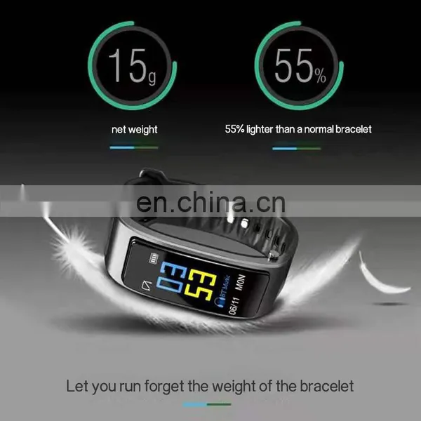 Hybrid Smart Watch Strap Latest 2019 Shenzhen Android Sport Water Proof Blood Pressure Body Temperature Smart Watch Electronic photo-2