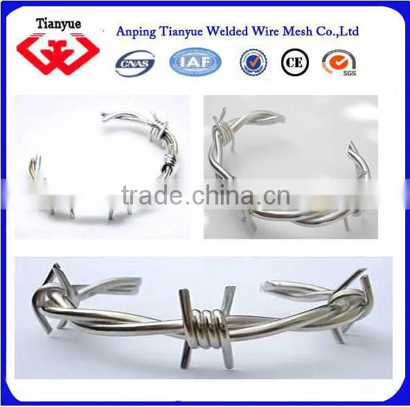 Protection Hot Dip 14 Gauge Galvanized Barbed Wire photo-4