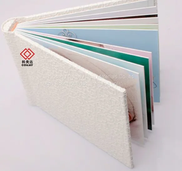 0.8mm White and Black Self Adhesive PVC Sheet for Photo Album photo-3