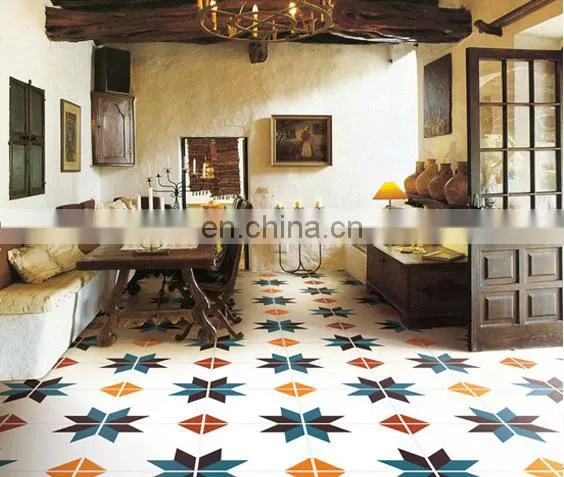 American Retro Bathroom Tile Non-slip Floor Tile photo-4
