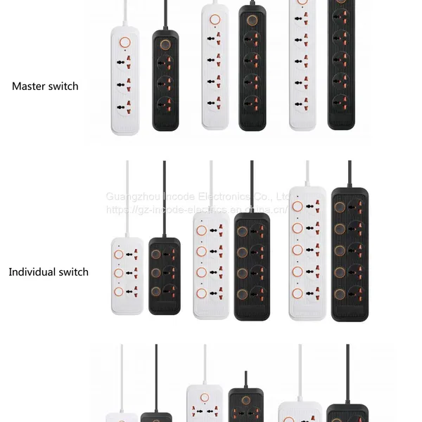 Power Strip With Master Switch Extension Cord With USB Electric Switch and Socket A03 photo-4