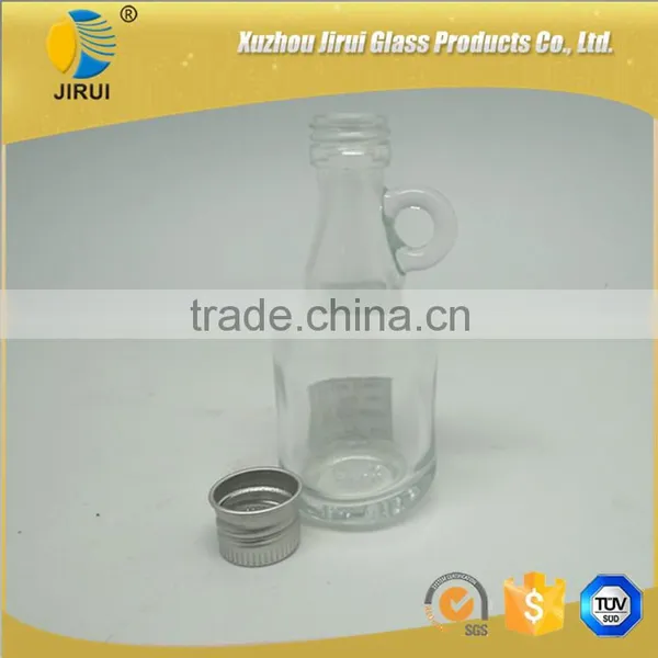 40ml Glass Wine Bottle With Handle and Lid photo-3