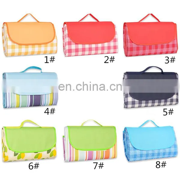 Picnic Mat Waterproof Outdoor Camping Picnic Mat Plaid Beach Blanket Baby Mattress Sleeping Bed Pad Perfect Picnic Blanket photo-2