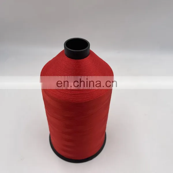 100% Red Colour 250D/3 Nylon 6 Nylon 66 Bonded Nylon Sewing Thread photo-5