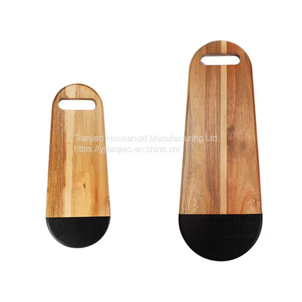 Acacia Wood Serving Cutting Board Kitchen Chopping Tray Boards Meat Cheese Bread Vegetables Fruits Wooden Chopping Blocks photo-2