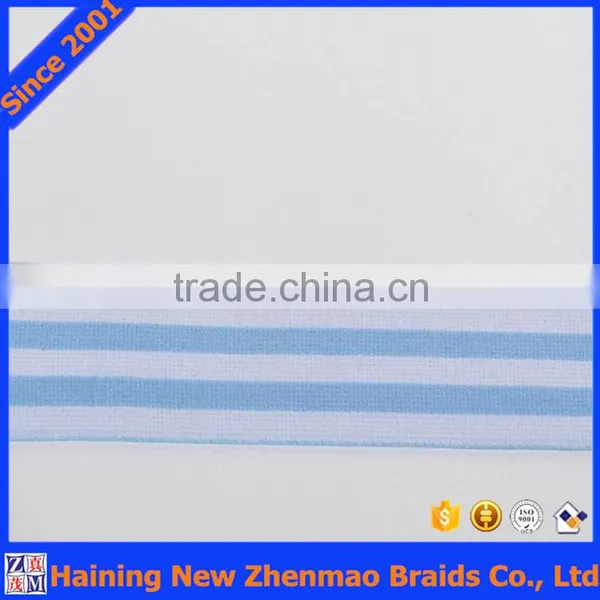 Custom Simple Design 1/1.5/2/2.5" Striped Elastic Webbing photo-3