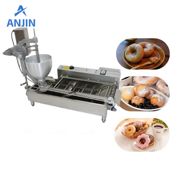 Automatic Donut Making Machine Yeast Donut Maker Donut Fryer Ring Donut Forming Machine photo-3
