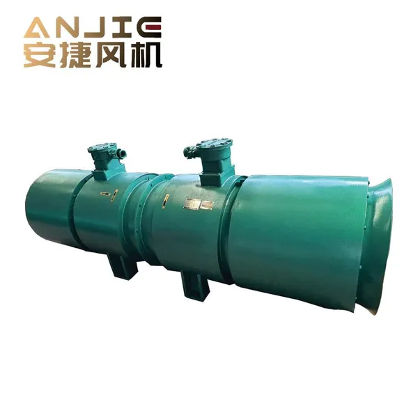 FBDNo5.0/2x5.5kw Mining Fan Tunnel Fan Local Ventilation Fan Double Muffler photo-3