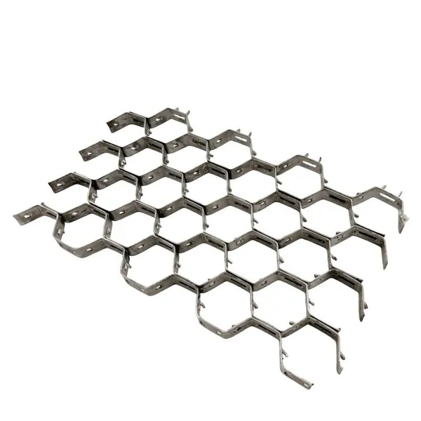 High-Temp Resistant Stainless Steel Wire Hex Mesh Refractory Lining H19 H25 SS304/SS210 Welding Processing Service