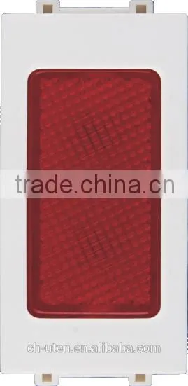 Red Indicating Light With Switch & Socket