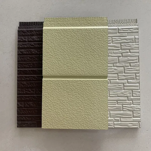 Hot Selling Easy to Install Stylish Waterproof Metal Polyurethane Sandwich Panel Suitable for Modern Prefab House Hotel photo-6