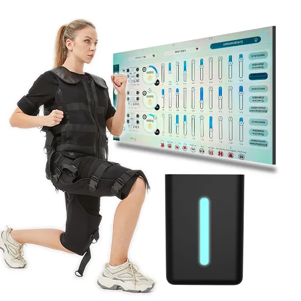 Smart EMS Muscle Training Suit for Home Gym Rehabilitation Full Body Workout With Bluetooth App photo-4