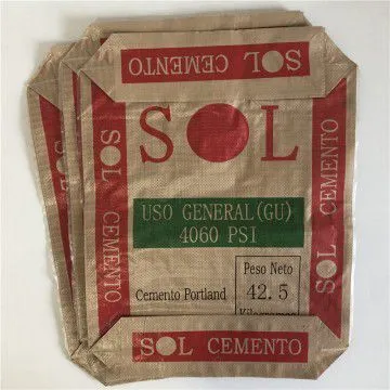 China Factory PP Woven Block Bottom Valve Cement Bag 50kg 25kg
