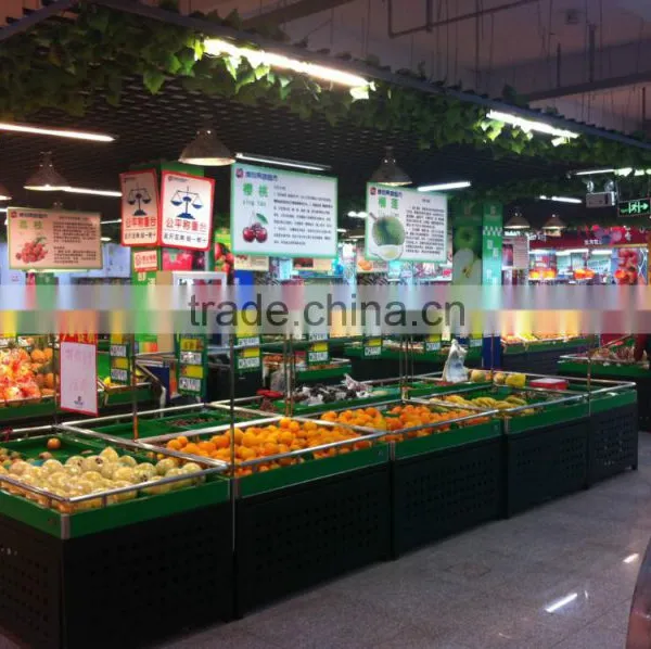 APEX Customized OEM&ODM Supermarket/store Vegetable and Fruit Display Shelves/fruit Vegetable Shelf