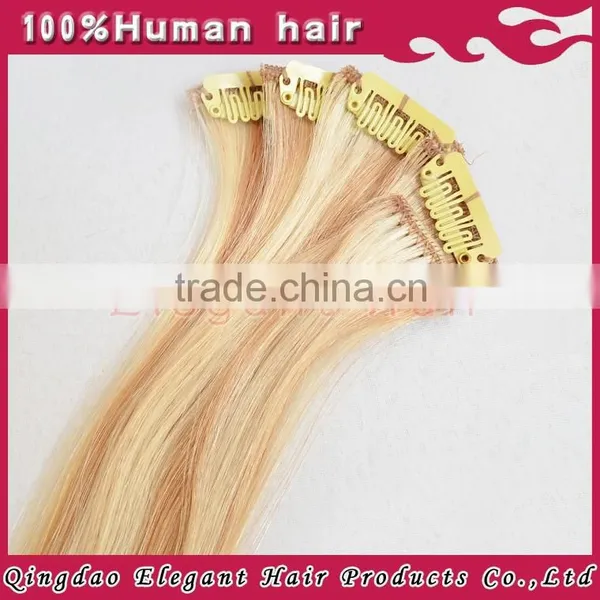 2015 Hot Sale Clip in Hair Extensions for African American photo-5