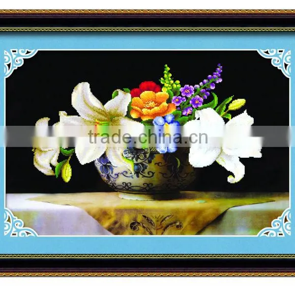 Perfume Lily needlework embroidery cross stitch