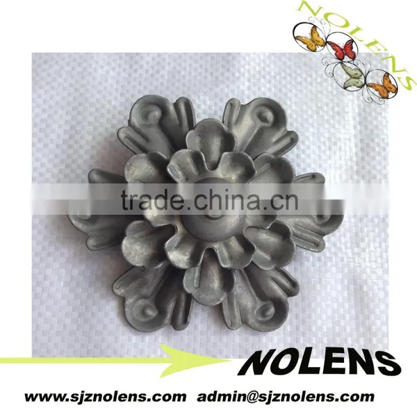 Iron Art Stamped Leaves /Fittings For Artistic Metal Gate/Fence/Stair Railings ,Iron Grills Parts Decorated photo-2