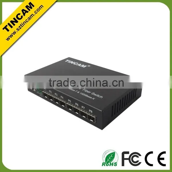 6 Port SFP Media Converter Optical Fiber Switch photo-5