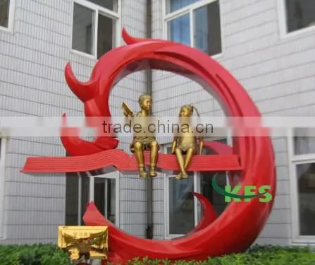 Outdoor Large Stainless Steel Yard Sculpture