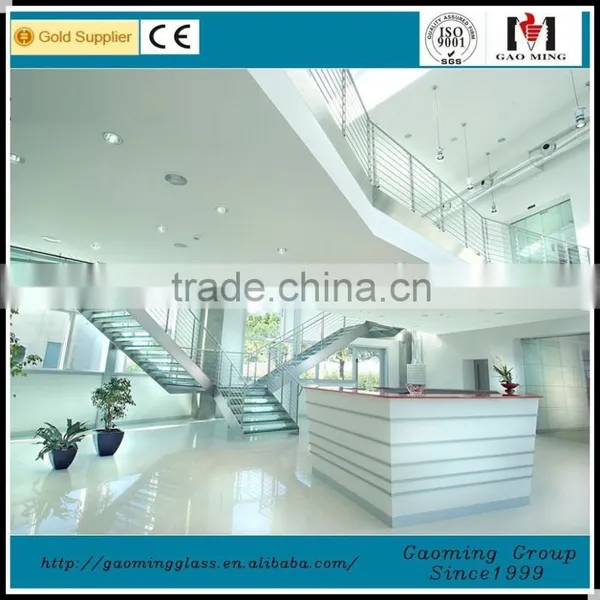 Gold Supplier in for 11 Years Stainless Steel Glass Staircase With Many Designs/Low Price/high Quality GM-C300