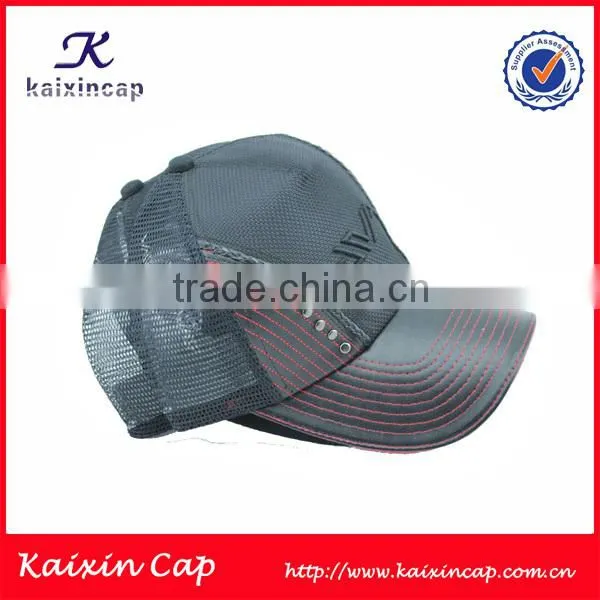2015 KaiXin Design Your Own Flat Bill Printing Trucker Hat photo-5