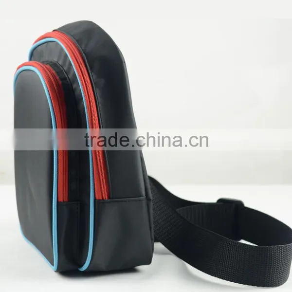 Young Man Soft Leather Pu Single Strap Sling Chest Pack Bag photo-2