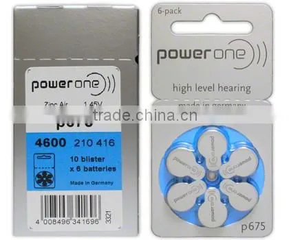 Digital Hearing Aid Battery Hottest Selling Power One Germany Brand photo-5
