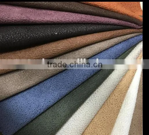 Brushed Kniting Backing Suede Fabric