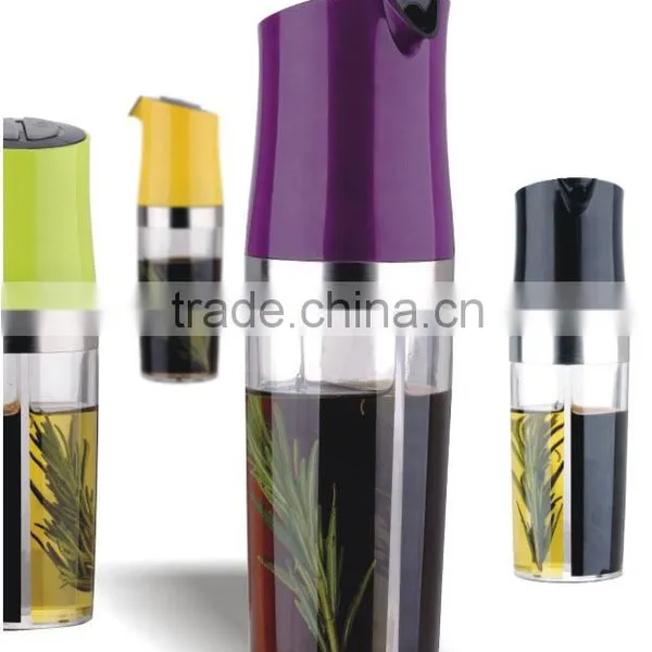 2 in 1 Oil & Vinegar Dispenser Mister Dispenser For Cooking Oil & Vinegar Bottle Quality Choice photo-2